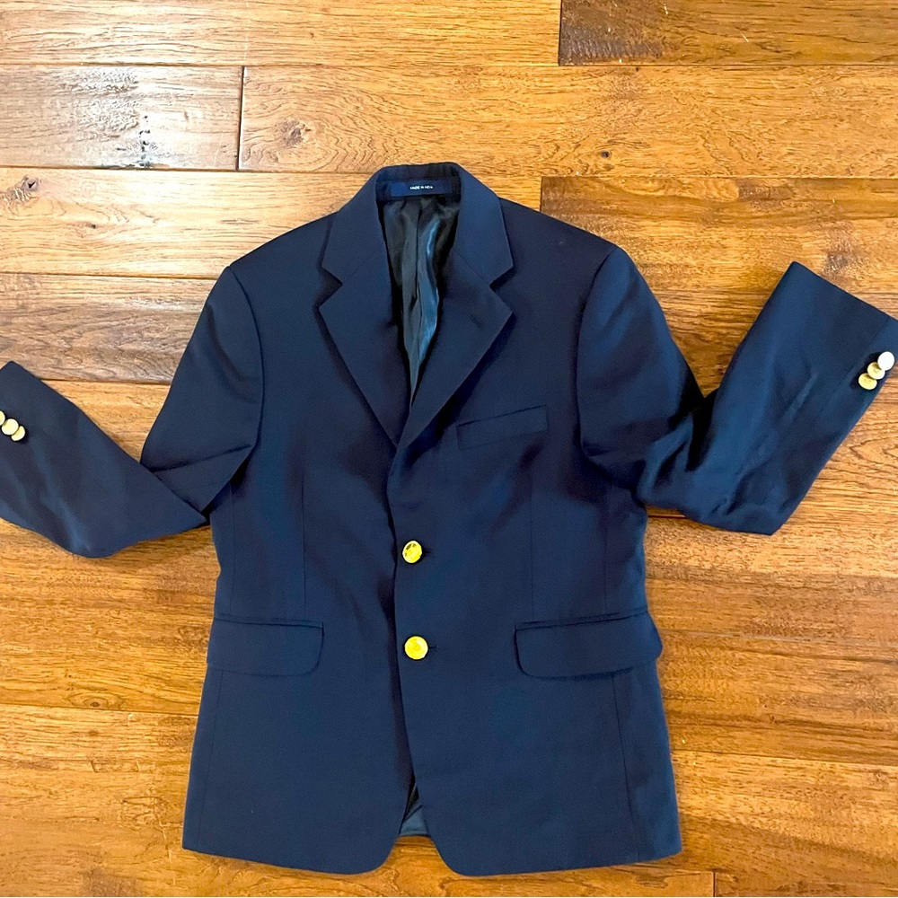 Lord & Taylor Navy Blue Dress Blazer